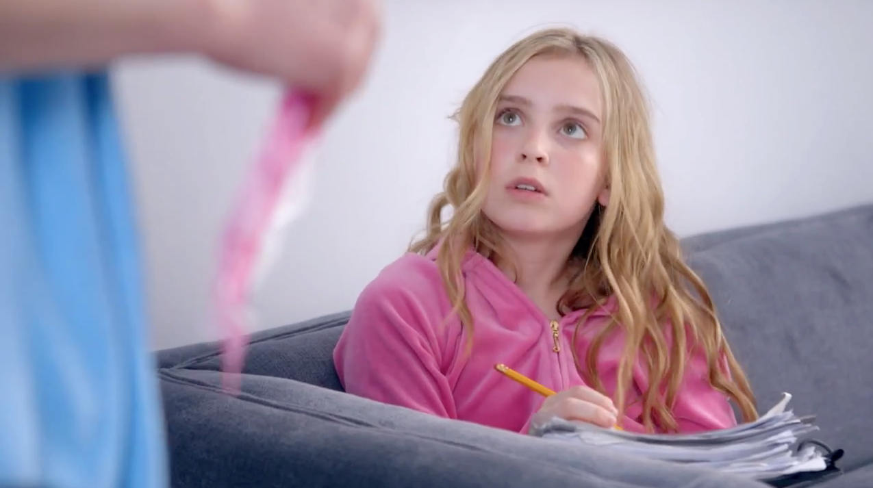 Girl Fakes Getting Her Period, and Pays the Price, in Hilarious New Ad ...