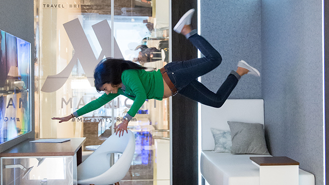 Marriott Created An Upside Down Room To Build Excitement